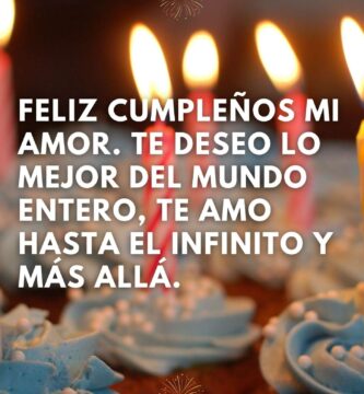 Frase de cumpleaños para novio